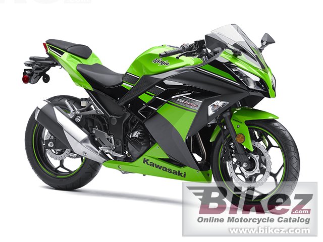 Big Kawasaki ninja 300 abs picture and wallpaper from Bikez.com